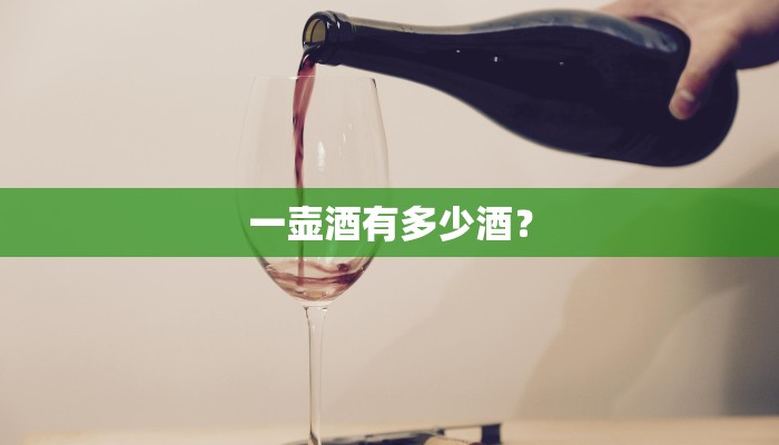 一壶酒有多少酒？