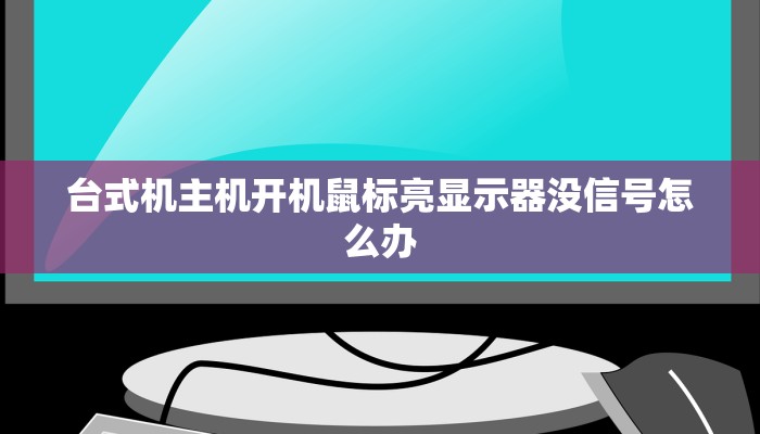 台式机主机开机鼠标亮显示器没信号怎么办