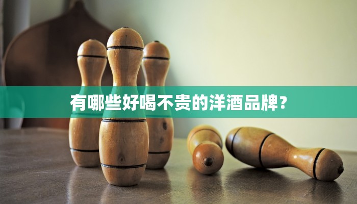 有哪些好喝不贵的洋酒品牌？
