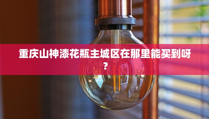 重庆山神漆花瓶主城区在那里能买到呀？