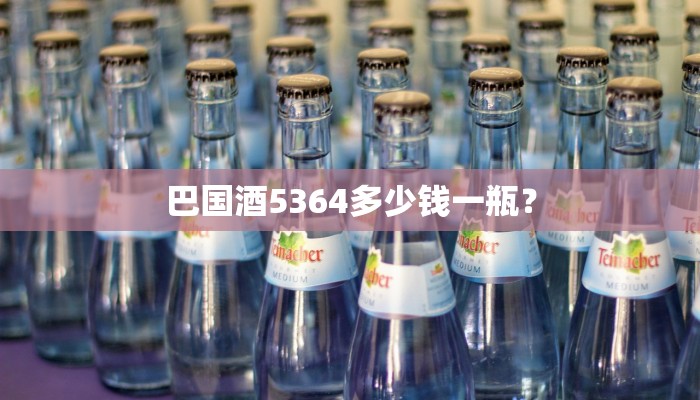 巴国酒5364多少钱一瓶？
