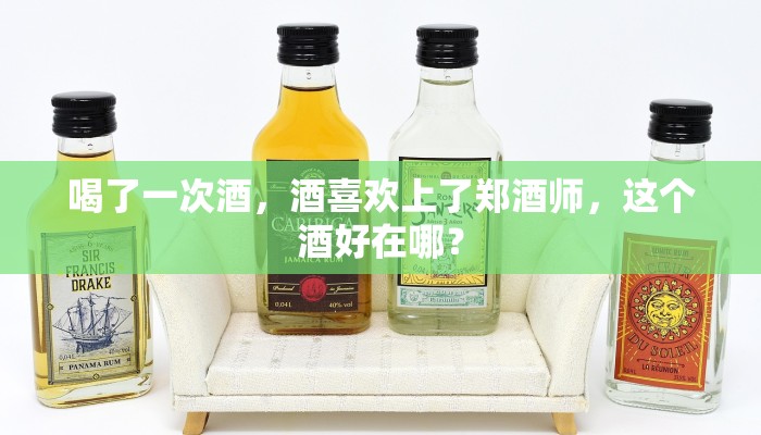 喝了一次酒，酒喜欢上了郑酒师，这个酒好在哪？