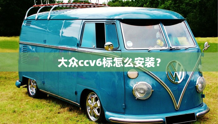 大众ccv6标怎么安装？